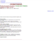 Tablet Screenshot of ecobatisseur.fr